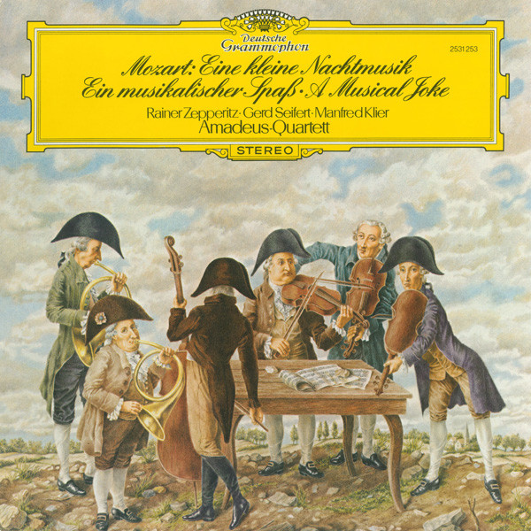 Wolfgang Amadeus Mozart / Rainer Zepperitz, Gerd Seifert, Manfred Klier, Amadeus-Quartett – Eine Kleine Nachtmusik / Ein Musikalischer Spaß = A Musical Joke