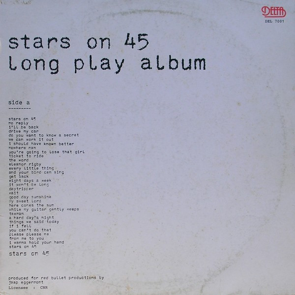 Stars On 45 / Long Tall Ernie And The Shakers – Stars On 45 Long Play Album